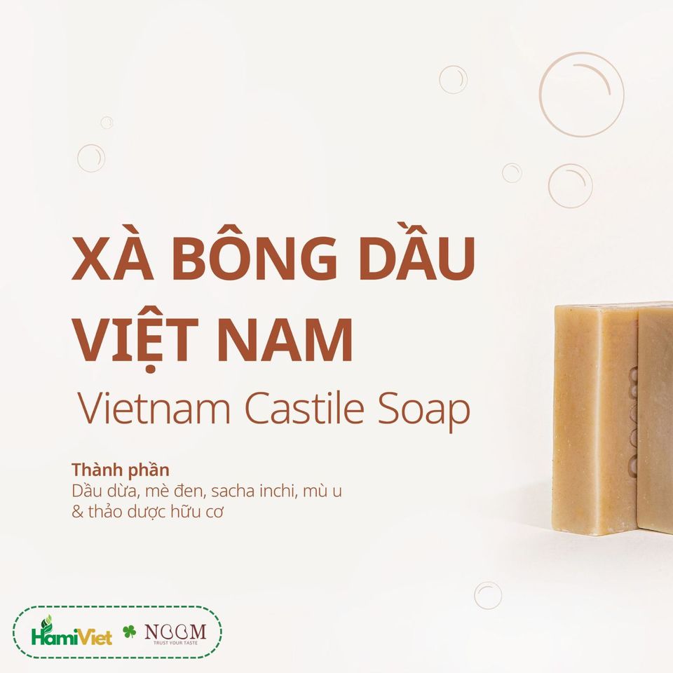 Xà Bông Gừng Noom 100g - Dưỡng Da, Gàu, Hỗ Trợ Giảm Hàn Từ Thiên Nhiên, Xà Phòng Tắm Hữu Cơ Việt Nam