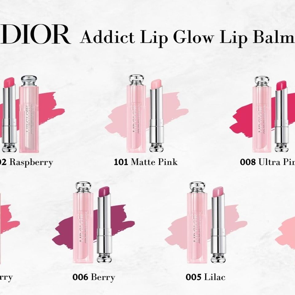 Son Dưỡng Dior Addict Lip Glow 3.2g Màu Hồng Tím 005 Lilac - Giữ ẩm và Tôn Vẻ Đẹp Tự Nhiên cho Đôi Môi