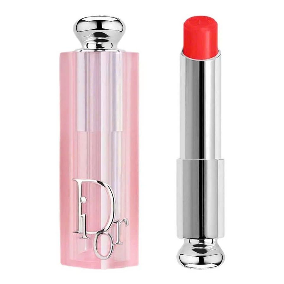 Son Dưỡng Dior Addict Lip Glow 015 Cherry 3.2g - Đỏ Mọng, Cấp Ẩm Tự Nhiên cho Môi, Trang Điểm Quyến Rũ