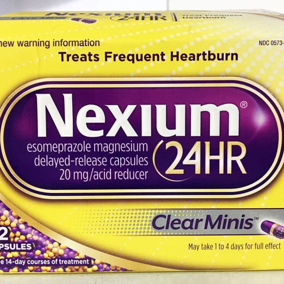 Viên uống giảm đau dạ dày, ợ nóng Nexium 24hr - Giải pháp tăng cường sức khỏe tiêu hóa, 42 viên hỗ trợ nhanh chóng