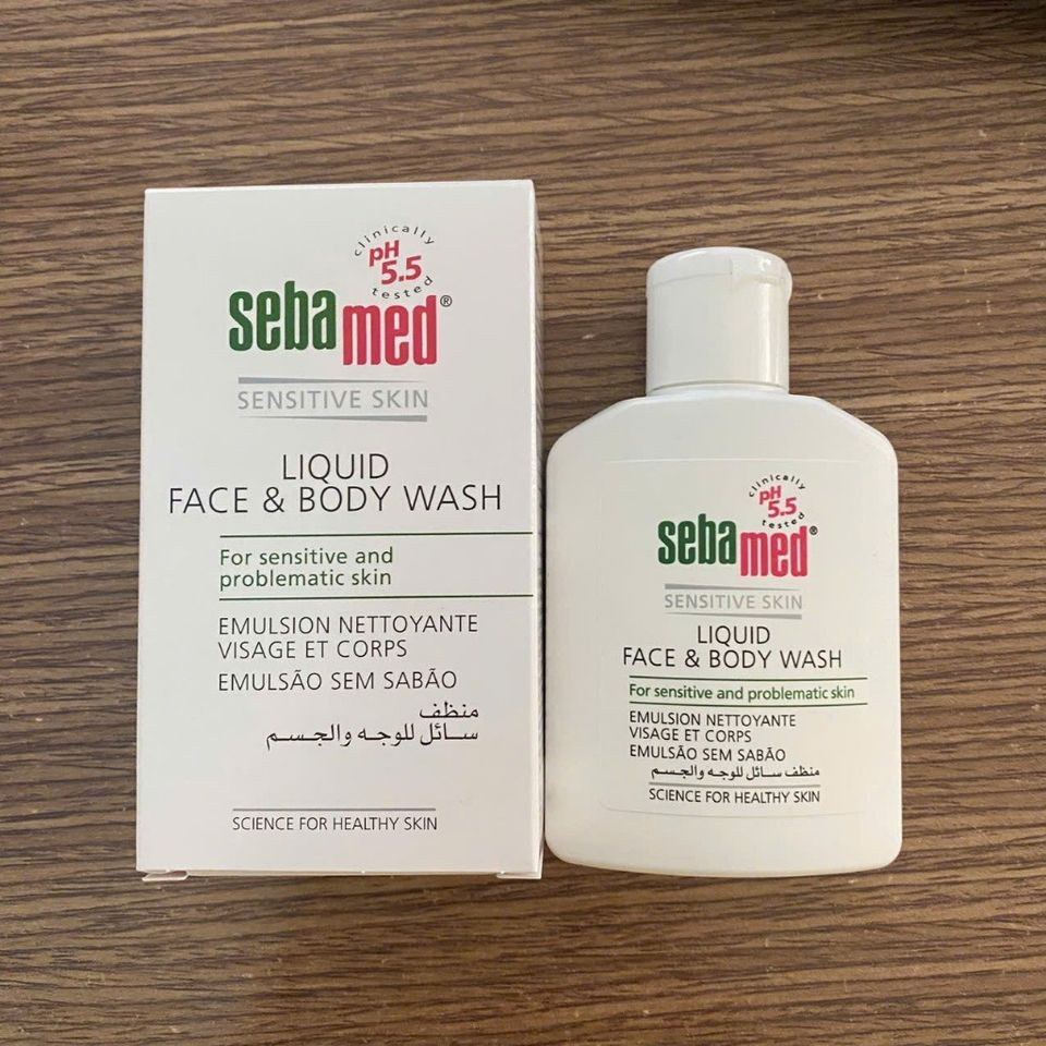 Sữa Rửa Mặt Và Tắm Toàn Thân Sebamed 50ml - Giải Pháp Dịu Nhẹ Cho Da Nhạy Cảm, Duy Trì pH 5.5, Chăm Sóc Làn Da Tối Ưu
