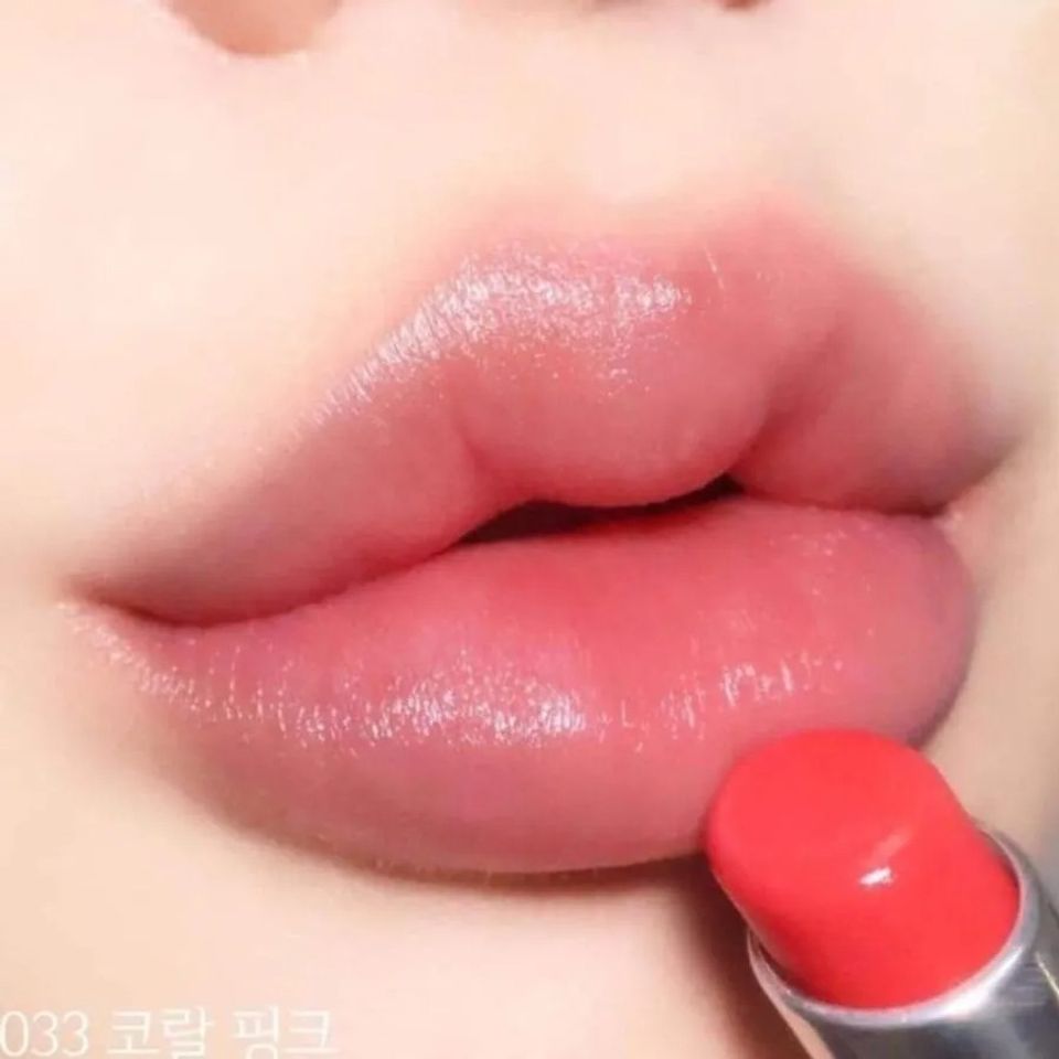 Son Dưỡng Dior Addict Lip Glow Màu 033 Coral Pink - Dưỡng ẩm, Màu Hồng San Hô, Chính Hãng, Cho Đôi Môi Tự Nhiên và Quyến Rũ