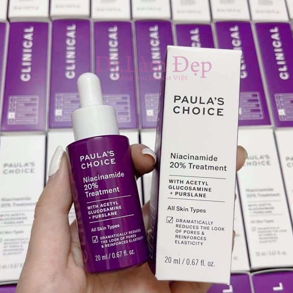 Tinh Chất Se Khít Lỗ Chân Lông To Clinical N 20ml - Paula's Choice, Cải Thiện Da Mịn Màng, Tươi Sáng - Dưỡng Ẩm Hiệu Quả
