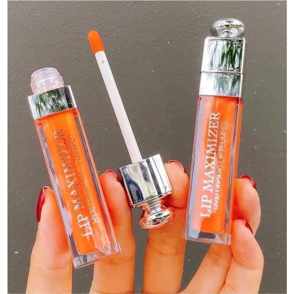 Son Dưỡng Môi Dior Addict Lip Maximizer 004 Coral - Son 6ml Chính Hãng, Tăng Cường Độ Ẩm, Màu Cam San Hô Rực Rỡ, Dưỡng Môi Căng Mọng