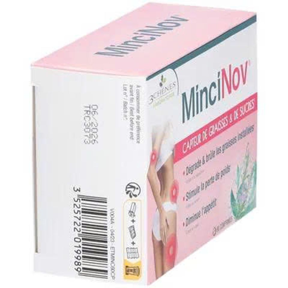 Viên Uống Đốt Mỡ Thừa Minci Nov 60 Viên - Giảm Cân Tự Nhiên, Hỗ Trợ Sức Khỏe, Tăng Cường Năng Lượng