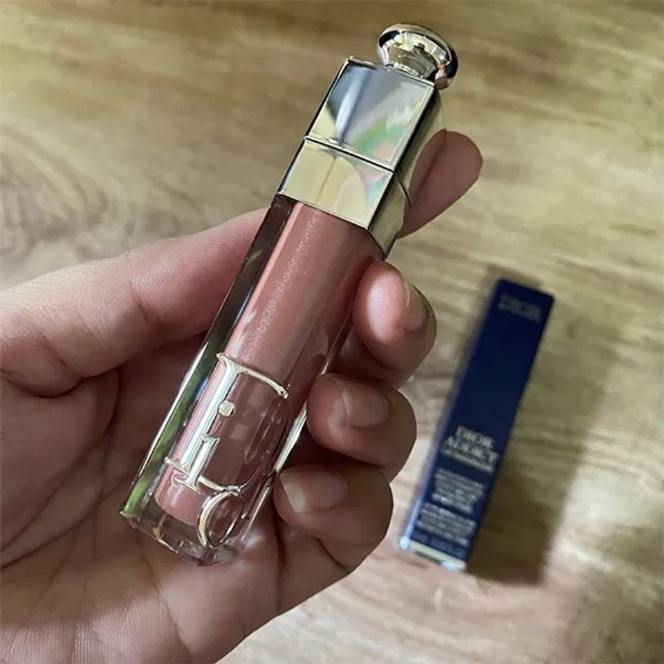 Son Dưỡng Môi Dior Addict Lip Maximizer 014 Hồng Cam Shimmer Macadamia 6ml - Môi Căng Mọng, Dưỡng Ẩm, Chính Hãng