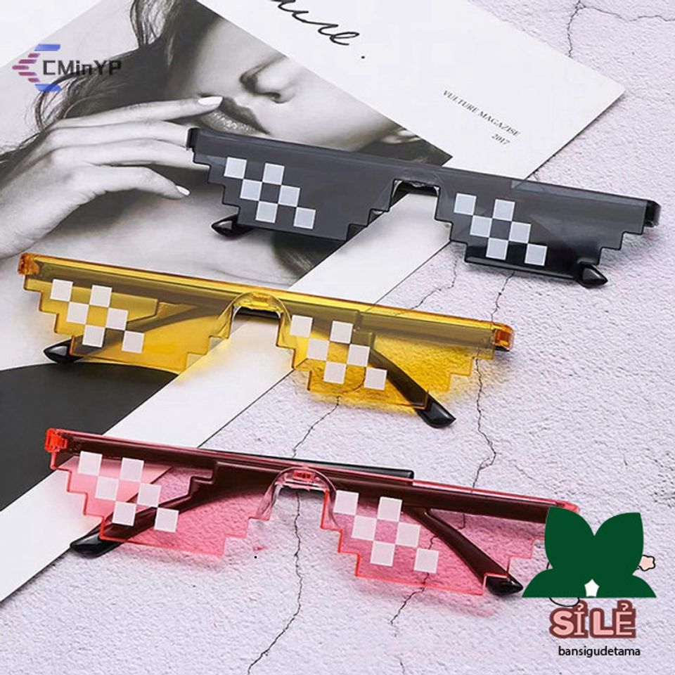 Kính Mát Pixel Retro Độc Đáo - Kính Râm Thời Trang Trung Tính Cho Nam ...