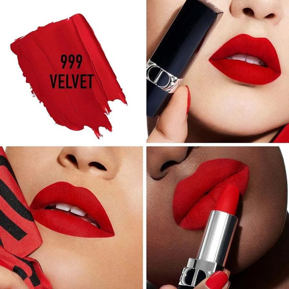 Bộ Son Mini Dior Rouge Dior 4 Màu Chính Hãng - Son Dưỡng Môi Quyến Rũ, Tiện Lợi Cho Phụ Nữ Yêu Làm Đẹp
