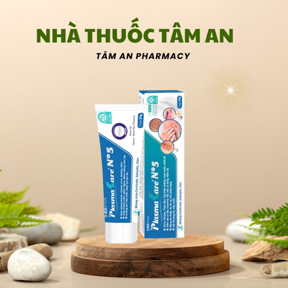 Kem Bôi Da Plasmakare No5 - Tuýp 25g Dưỡng Ẩm, Tái Tạo Da, Giảm Ngứa, Chống Nứt Nẻ, Phù Hợp Với Da Nhạy Cảm
