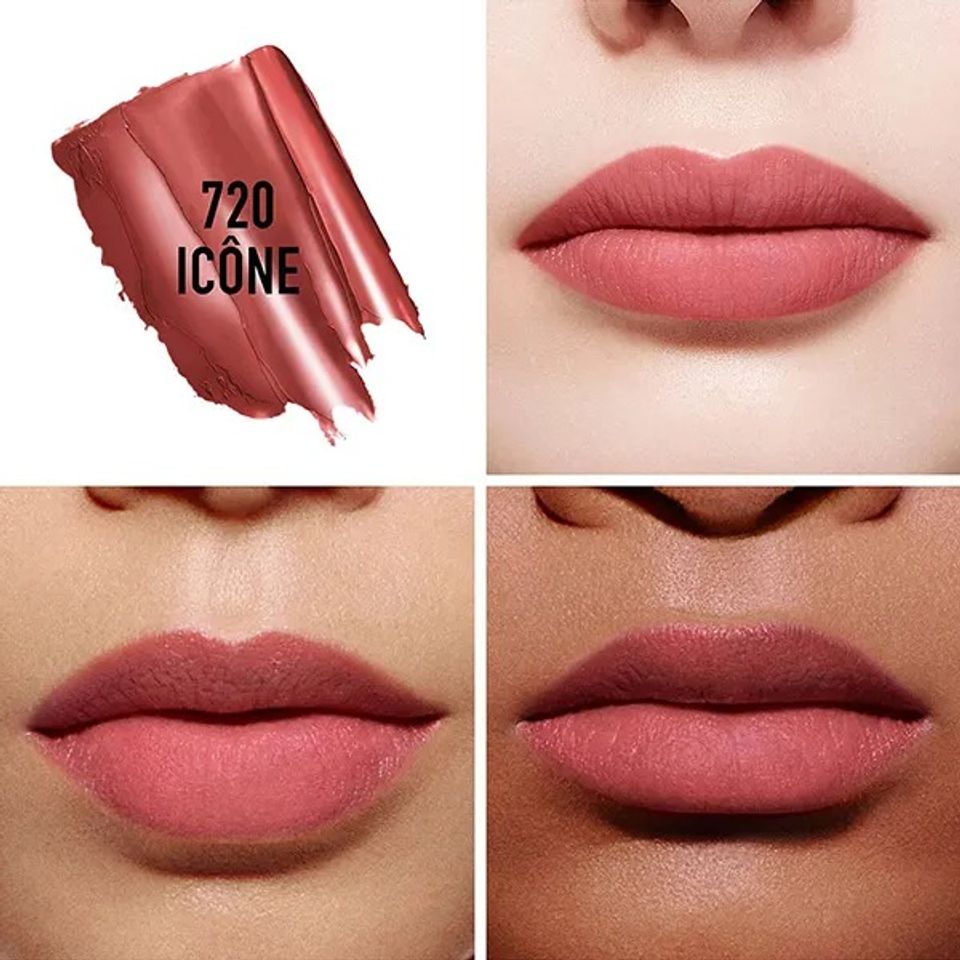 Son Dior 720 Hồng Đất - Dior 720 Icône Matte Lip Balm Chính Hãng, Chất Son Mịn, Màu Hồng Đất Quyến Rũ, Phù Hợp Mọi Lứa Tuổi