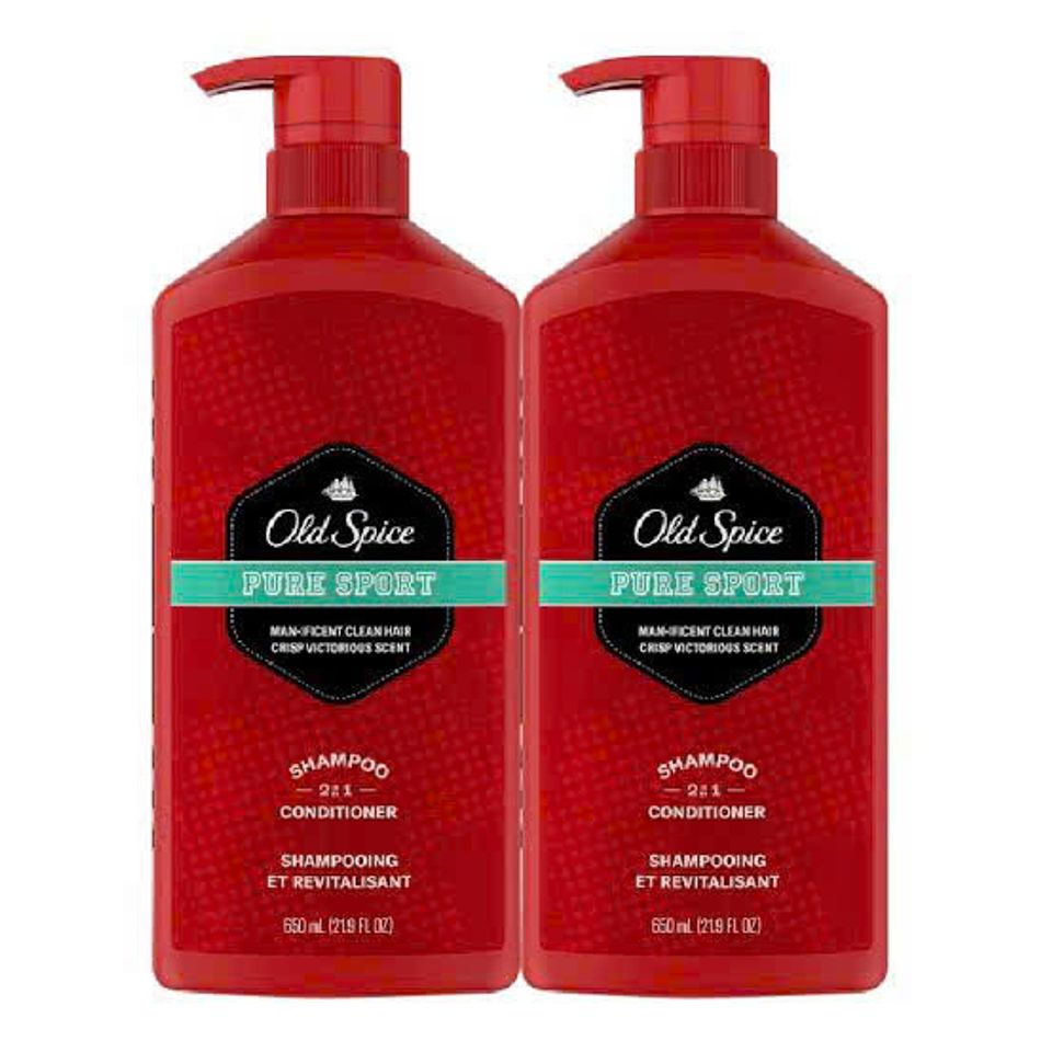 Dầu Gội & Xả Old Spice 2in1 Pure Sport 650ml - Sản Phẩm Chăm Sóc Tóc Nam, Hương Thơm Lâu, Tiện Lợi Cho Người Thể Thao