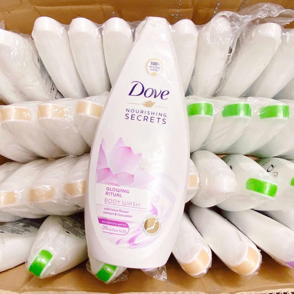 Sữa tắm Dove Chiết Xuất Hoa Sen 750ml - Dưỡng Ẩm, Làm Mềm Da, Thư Giãn Tinh Thần, Phù Hợp Với Da Nhạy Cảm