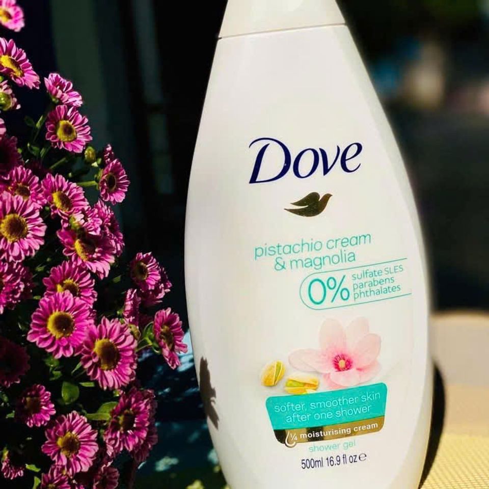 Sữa tắm Dove Pistachio Cream & Magnolia 750ml - Sạch da, Dưỡng ẩm, Hương thơm quyến rũ, Phù hợp mọi loại da, Sản phẩm làm đẹp tuyệt vời