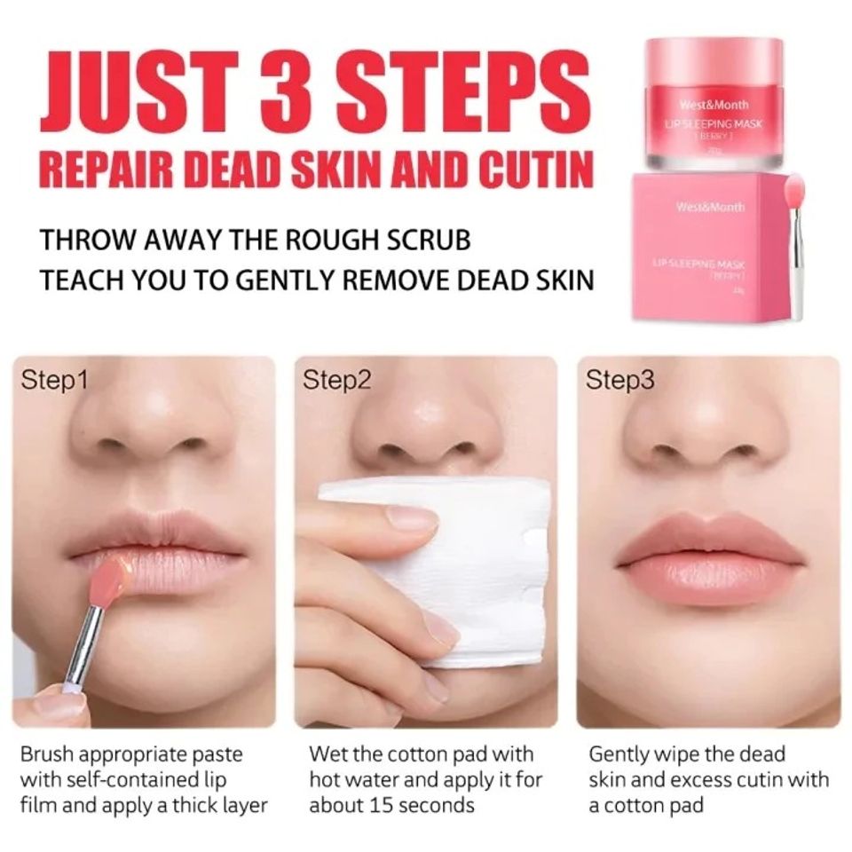 Mặt Nạ Ngủ Cho Môi LANEIGE Lip Sleeping Mask Hương Berry Hàn Quốc - Dưỡng Ẩm, Làm Sạch Tế Bào Chết, Đôi Môi Mịn Màng, Căng Mọng