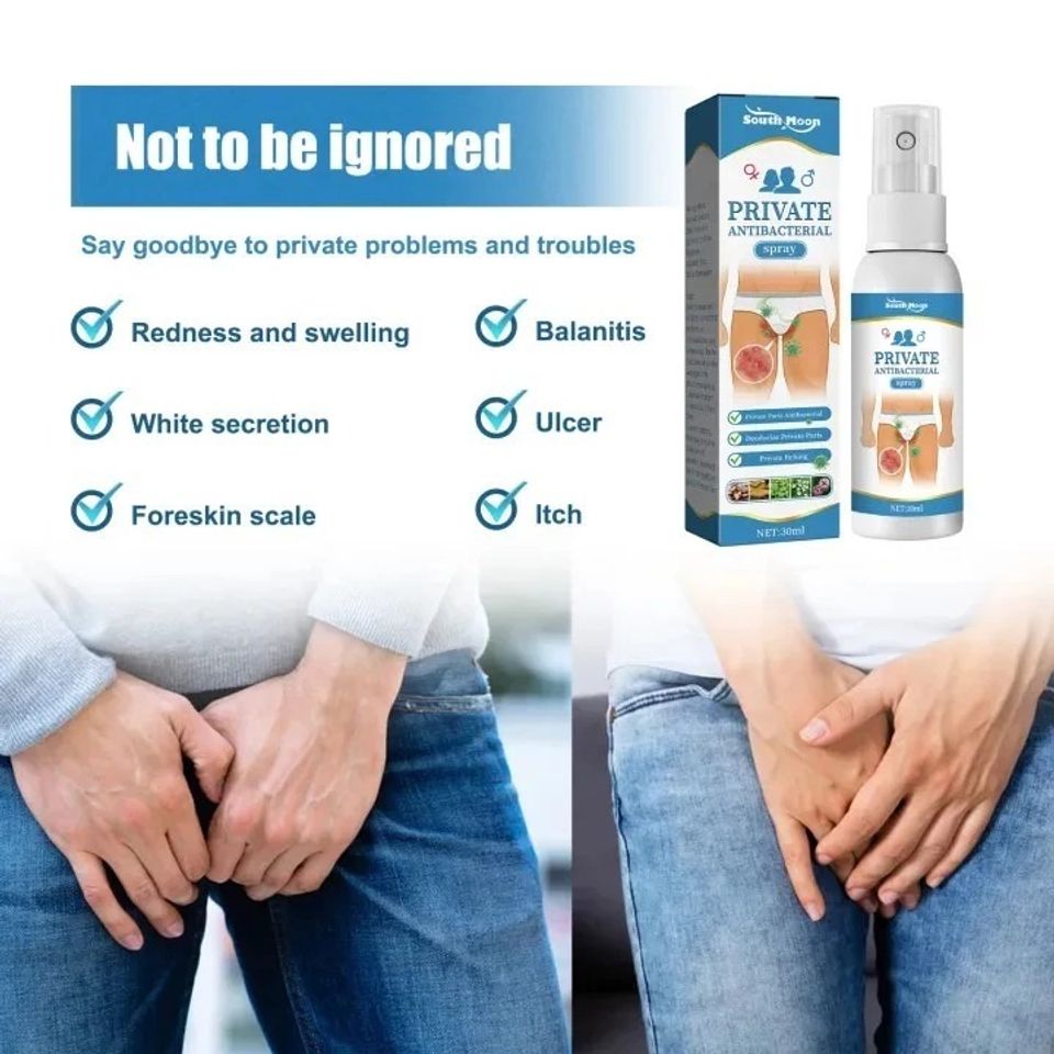 Chai Xịt Thay Thế Viên Đặt Phụ Khoa 30ml - Xịt Giảm Ngứa, Khử Mùi, Kháng Khuẩn Vùng Kín Nam, Sản Phẩm Chăm Sóc Vùng Kín Hiệu Quả