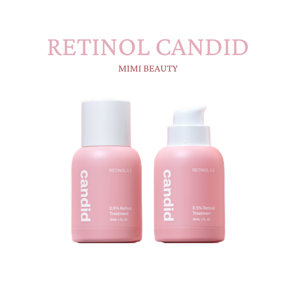 Serum Chăm Sóc Da CANDID 1% Retinol 30ml - Giảm Nếp Nhăn, Cải Thiện Kết Cấu Da, Hỗ Trợ Đều Màu Da, Chống Lão Hóa