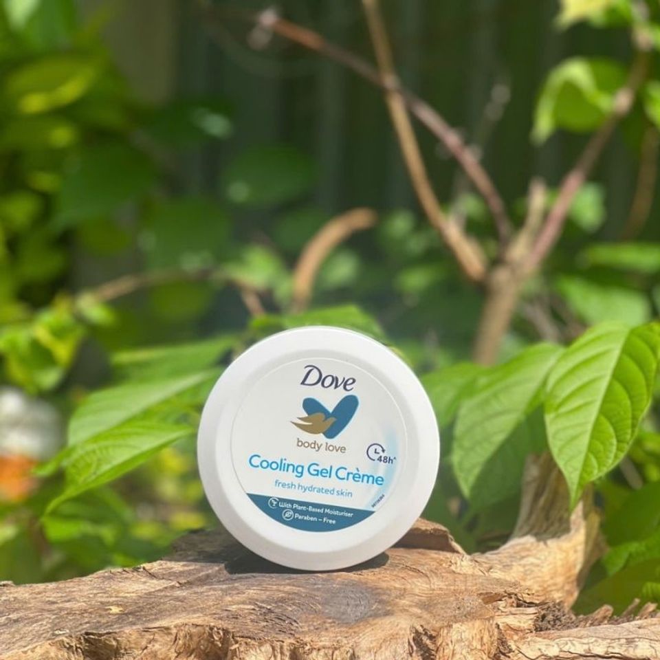 Kem Dưỡng Da Body Dove Body Love Cooling Gel Creme 145ml - 48 Giờ Cung Cấp Độ Ẩm, Hấp Thụ Nhanh, Săn Chắc Da