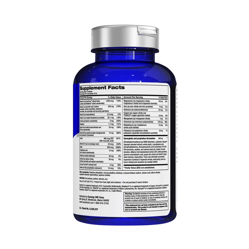 Viên uống bổ não Focus Factor Nutrition For The Brain Mỹ - Hỗ trợ trí nhớ, tập trung, 180 viên, hạn sử dụng đến 2028