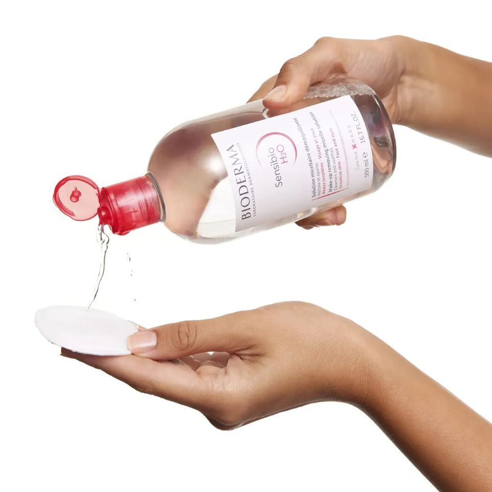 Nước Tẩy Trang Bioderma Crealine H2O 500ml - Dành cho Da Nhạy Cảm, Giúp Làm Sạch và Dưỡng Ẩm, Xuất Xứ Pháp Chính Hãng
