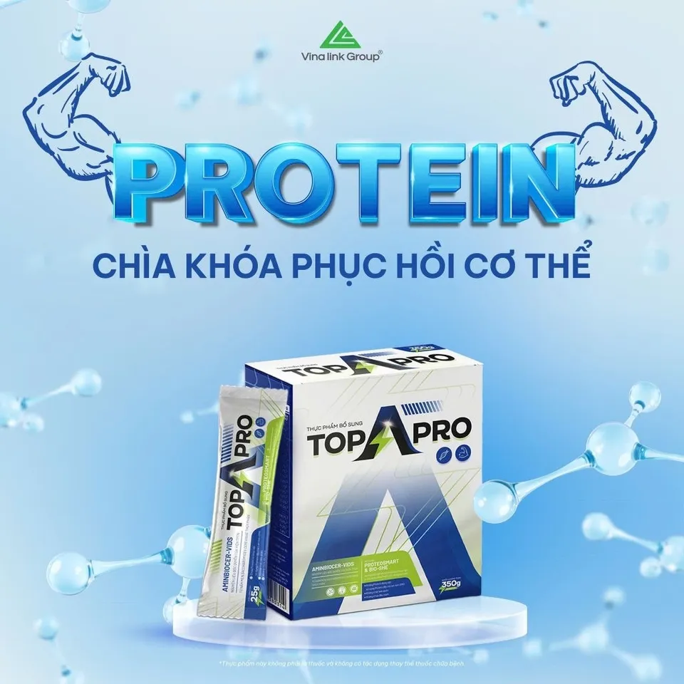 Thực phẩm bổ sung protein thực vật TopApro 350g - Dinh dưỡng, dễ pha ...