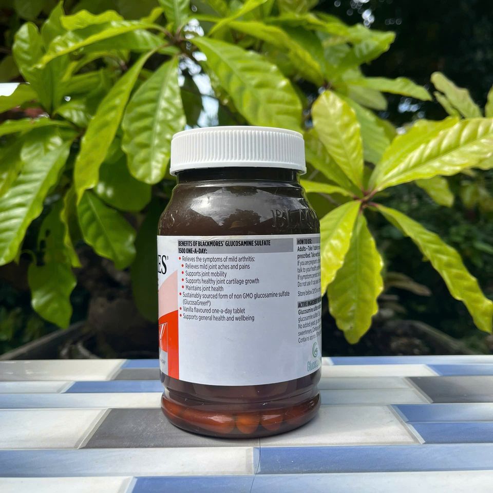 Viên uống Blackmores Glucosamine Sulfate 1500mg - Hỗ trợ xương khớp, sụn khớp, giảm đau nhức, 180 viên