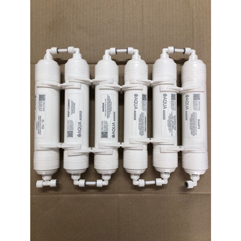 Bộ Lõi Lọc AQUA Chính Hãng - Cung Cấp Khoáng Chất Cho Nước Uống Tinh Khiết - Sử Dụng Than Hoạt Tính Và Đá Maifan