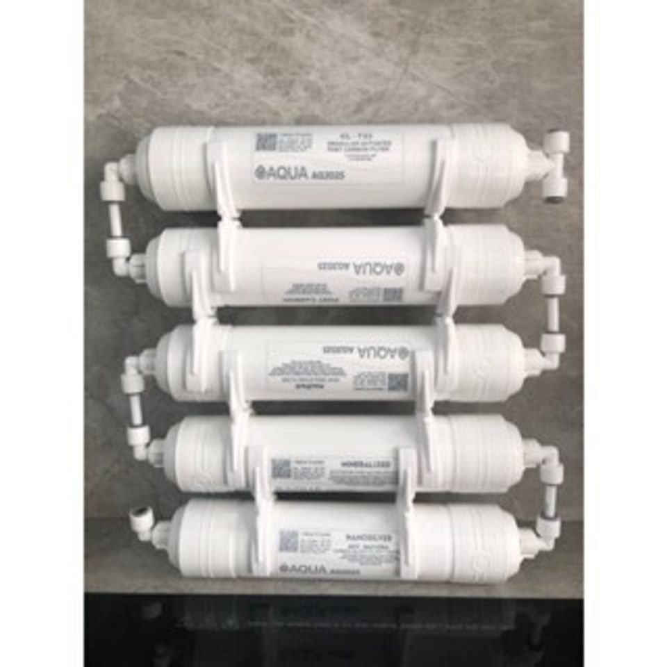 Bộ Lõi Lọc AQUA Chính Hãng - Cung Cấp Khoáng Chất Cho Nước Uống Tinh Khiết - Sử Dụng Than Hoạt Tính Và Đá Maifan
