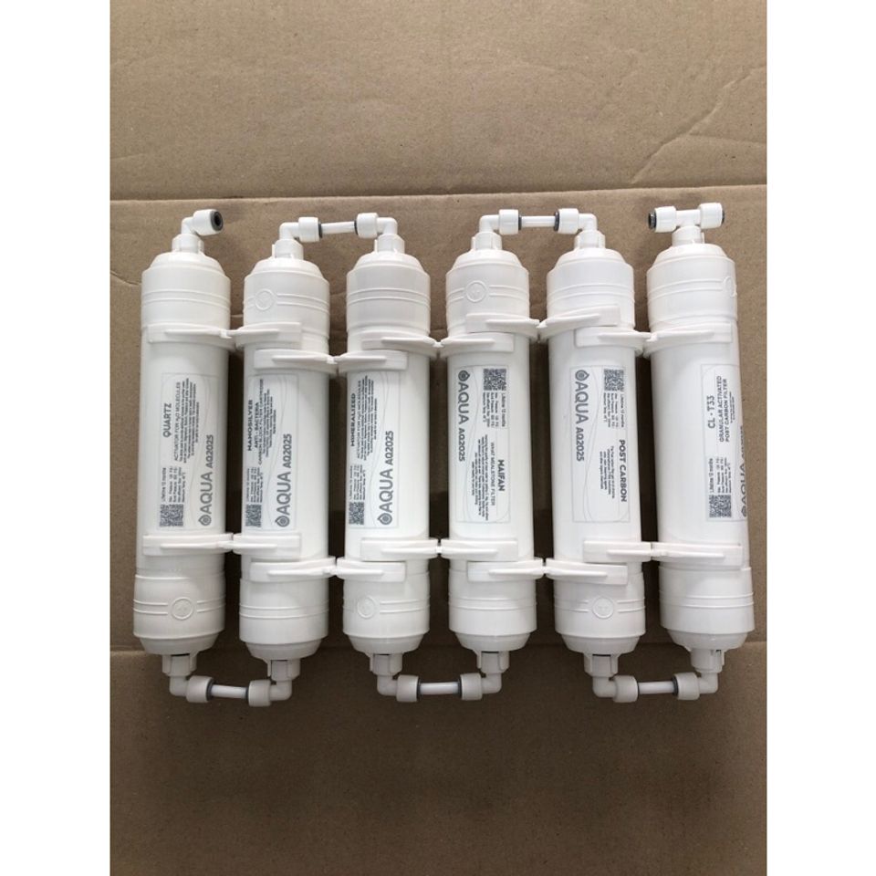 Bộ Lõi Lọc AQUA Chính Hãng - Cung Cấp Khoáng Chất Cho Nước Uống Tinh Khiết - Sử Dụng Than Hoạt Tính Và Đá Maifan