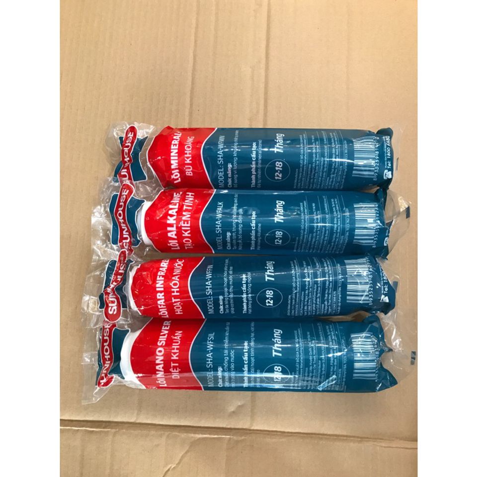 Combo 4 Lõi Lọc Nước Khoáng SUNHOUSE 5678 - Hàng Chính Hãng, Cung Cấp Khoáng Chất Thiết Yếu Cho Sức Khỏe
