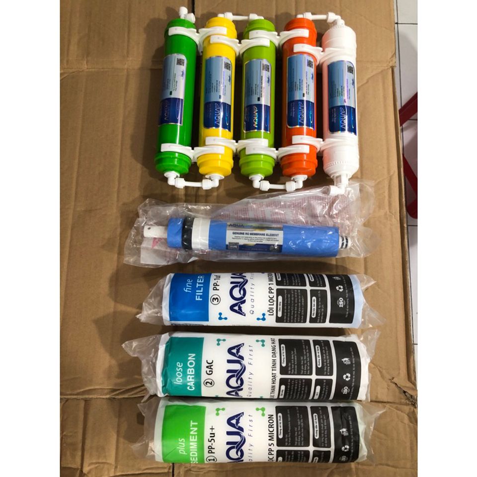 Bộ 9 Lõi Lọc Nước AQUA 123456789 - Giải pháp Lọc Sạch Vi Khuẩn, Mang Lại Nguồn Nước Trong Sạch và An Toàn Cho Gia Đình