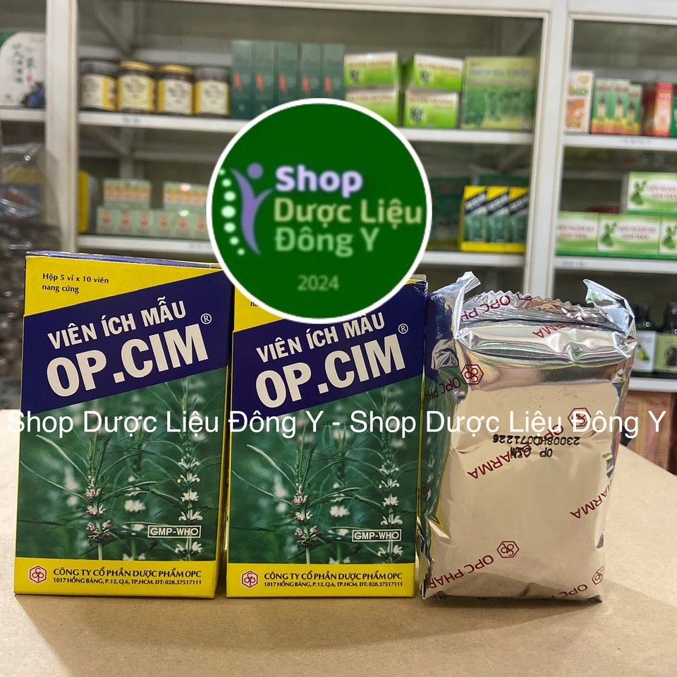 Cao Ích Mẫu OPC Giảm Rối Loạn Kinh Nguyệt - Giải Quyết Đau Bụng Kinh, Hỗ Trợ Kinh Nguyệt Đều Đặn, Hộp 50 Viên, Xuất Xứ Việt Nam