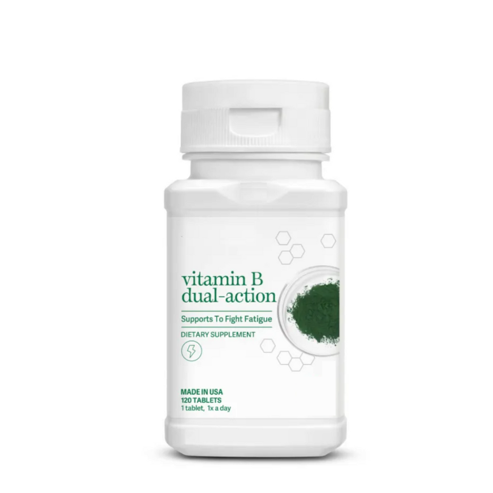 Viên Uống Vitamin B Dual Action - Bổ Sung 8 Vitamin Nhóm B Hỗ Trợ Tăng Cường Sức Khỏe và Giảm Mệt Mỏi - 120 Viên/Lọ