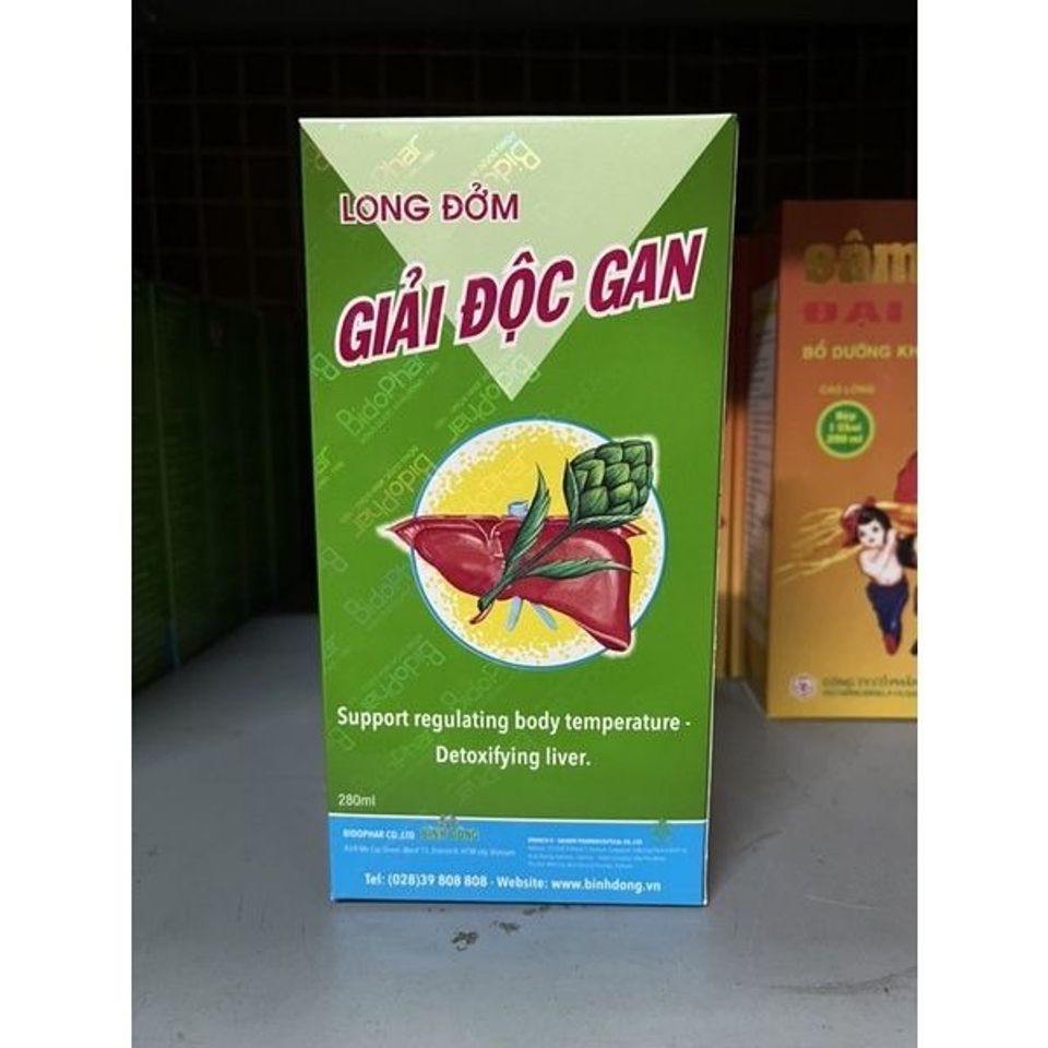 Long Đởm Giải Độc Gan - Bổ Gan BÌNH ĐÔNG 280ml, Hỗ Trợ Thanh Nhiệt, Giải Độc, Tăng Cường Chức Năng Gan