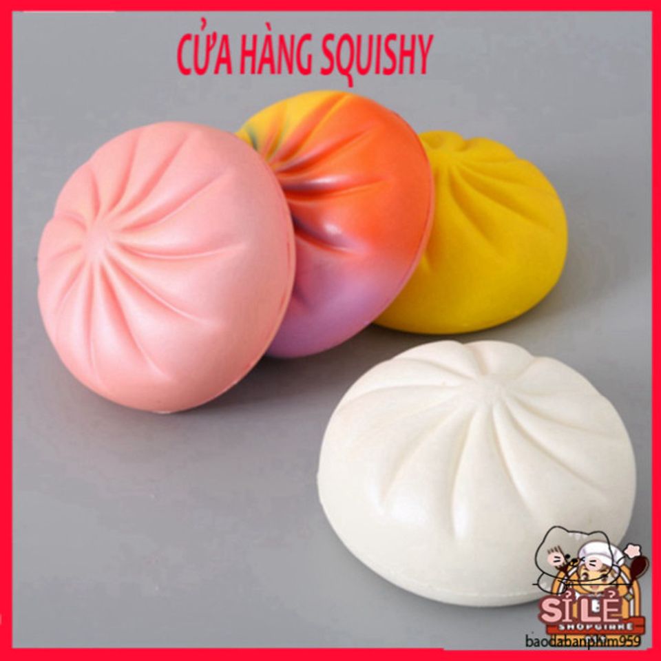 Bánh Bao Squishy Gudetama - Đồ Chơi Giải Tỏa Stress Nhẹ Nhàng, Móc Khóa Dễ Thương, Quà Tặng Ý Nghĩa Cho Trẻ Em
