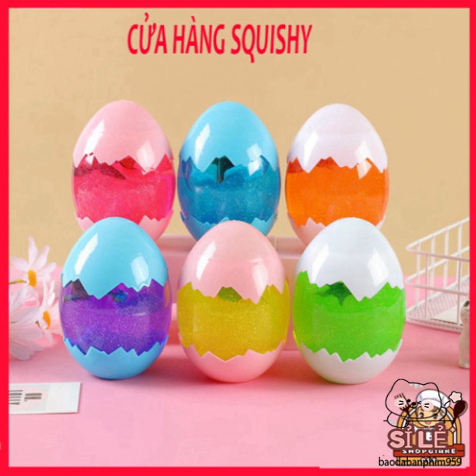 Đồ Chơi SLIME Hình Cái Trứng Lớn Gudetama - Thú Vị, Giải Stress, Sáng Tạo, Dành Cho Trẻ Em và Người Yêu Thích Thú Nhồi Bông