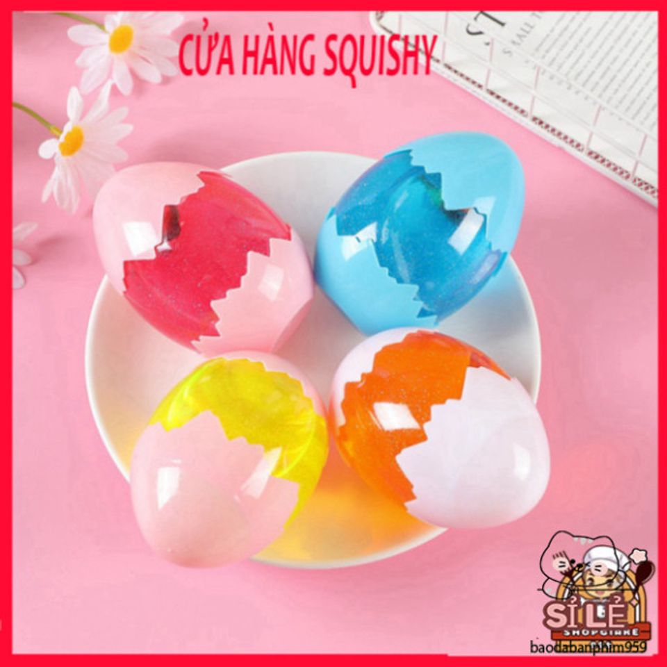 Đồ Chơi SLIME Hình Cái Trứng Lớn Gudetama - Thú Vị, Giải Stress, Sáng Tạo, Dành Cho Trẻ Em và Người Yêu Thích Thú Nhồi Bông