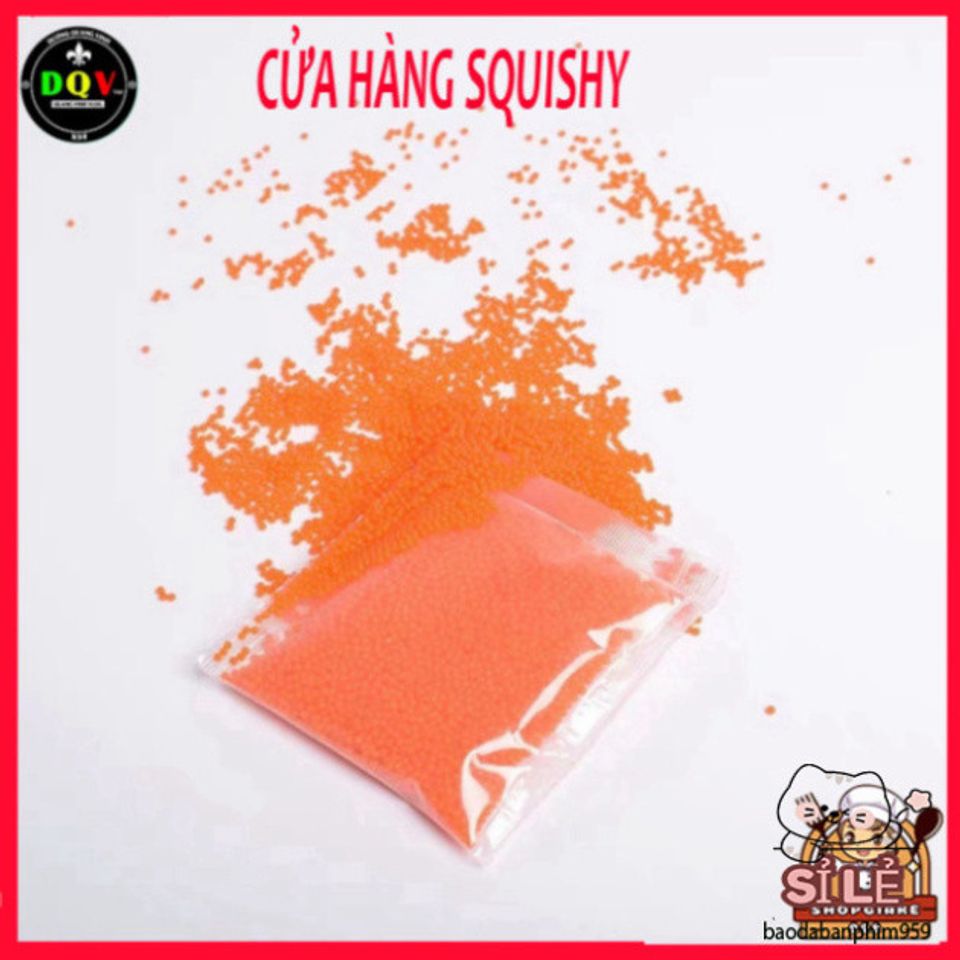 Bịch 250gr Hạt Nở Ngâm Nước Trang Trí Nhà Cửa và Bể Cá - Đàn Hồi Cao Slime Squishy 7-8 MM Thú Vị Cho Trẻ Em