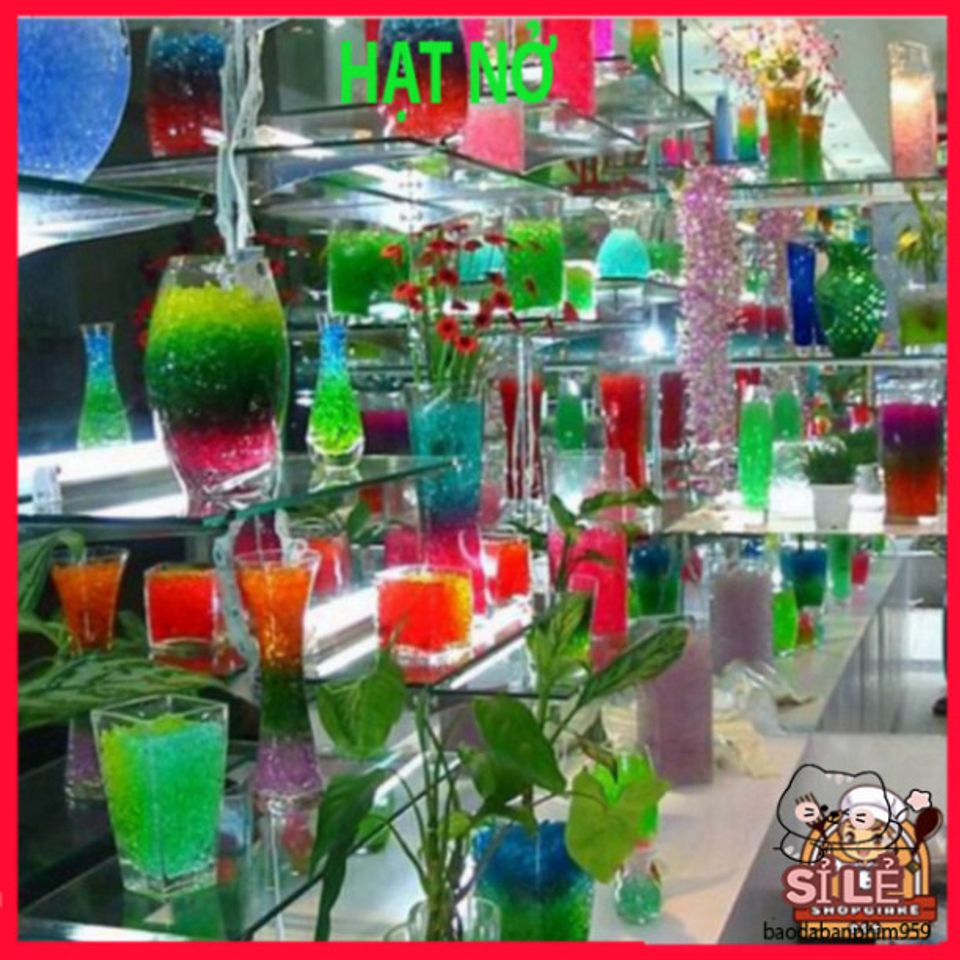 Hạt Tinh Thể Nở Trồng Cây Không Cần Đất - Giải Pháp Tiện Lợi 10.000 Viên Slime Thú Vị, Trang Trí Tiểu Cảnh Sống Động