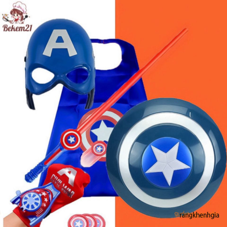 Khiên Captain America Nhựa Cao Cấp - Đồ Chơi Siêu Anh Hùng Marvel 32cm - Quà Tặng Fan Hâm Mộ, Hoạt Động Ngoài Trời, Cosplay