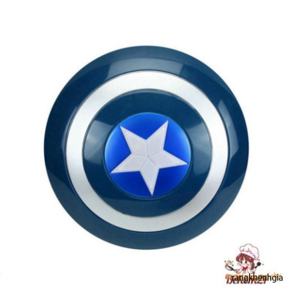 Khiên Captain America Nhựa Cao Cấp - Đồ Chơi Siêu Anh Hùng Marvel 32cm - Quà Tặng Fan Hâm Mộ, Hoạt Động Ngoài Trời, Cosplay
