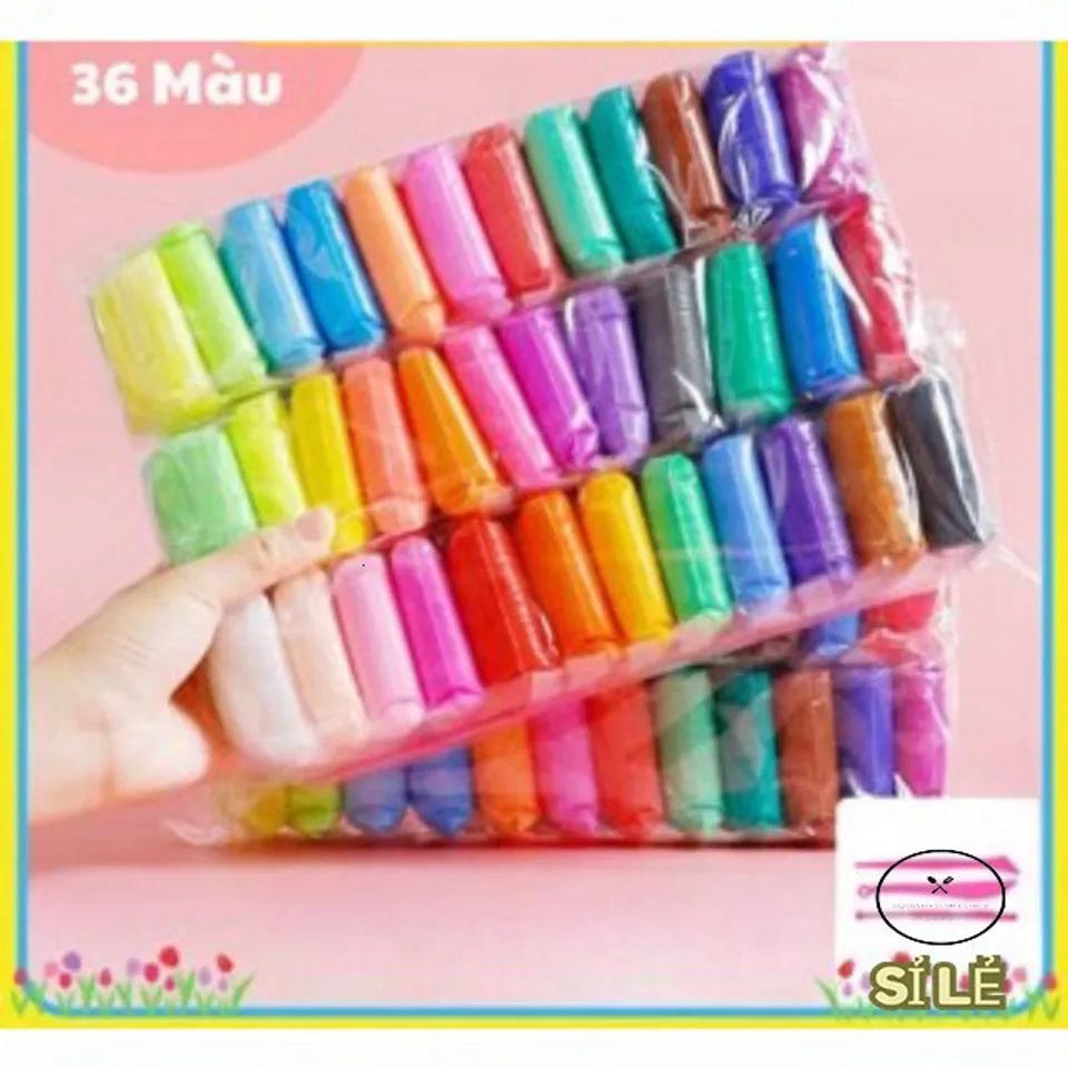 Bộ Đất Nặn Nhật Bản Siêu Nhẹ An Toàn - 12/24/36 Màu Dễ Dàng Sáng Tạo ...