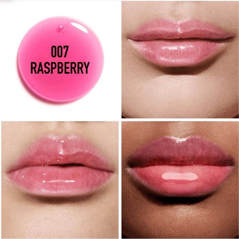 Son Dưỡng Dior Addict Lip Glow Oil 007 Hồng Dâu - Son Dưỡng Môi Căng Mọng, Chính Hãng, Chăm Sóc Môi Tự Nhiên