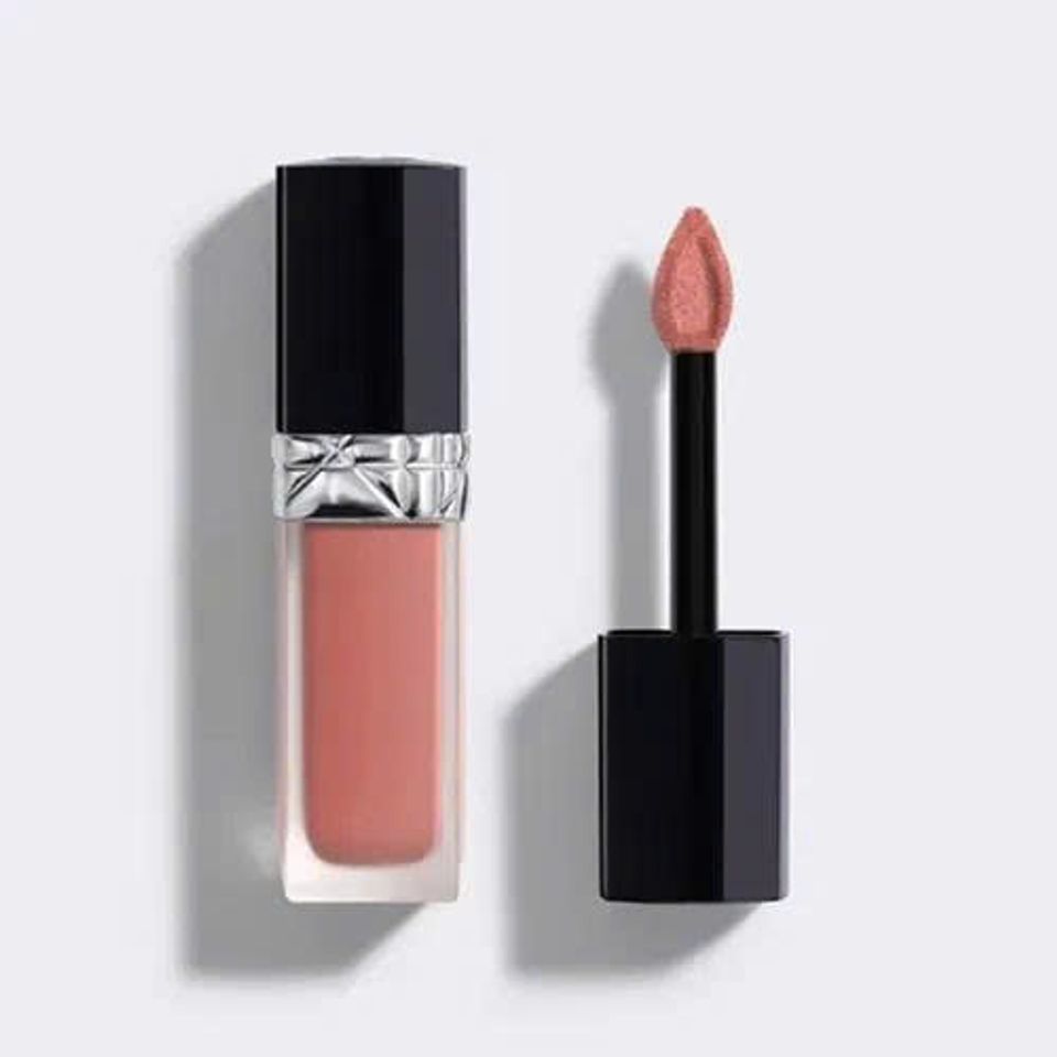 Son Kem Dior Rouge Forever Liquid 100 - Forever Nude Màu Hồng Sang Trọng, Dưỡng Ẩm Lâu Phải, Trang Điểm Hoàn Hảo