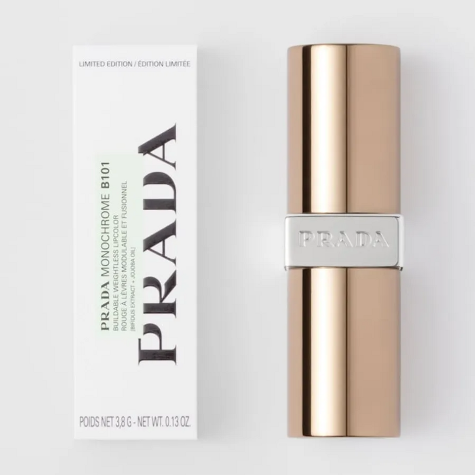 Son Lì Prada Monochrome Soft Matte B101 Tiepolo Màu Hồng Cam Đất - Son Tím Cao Cấp Phiên Bản Giới Hạn, Sang Trọng và Độc Đáo