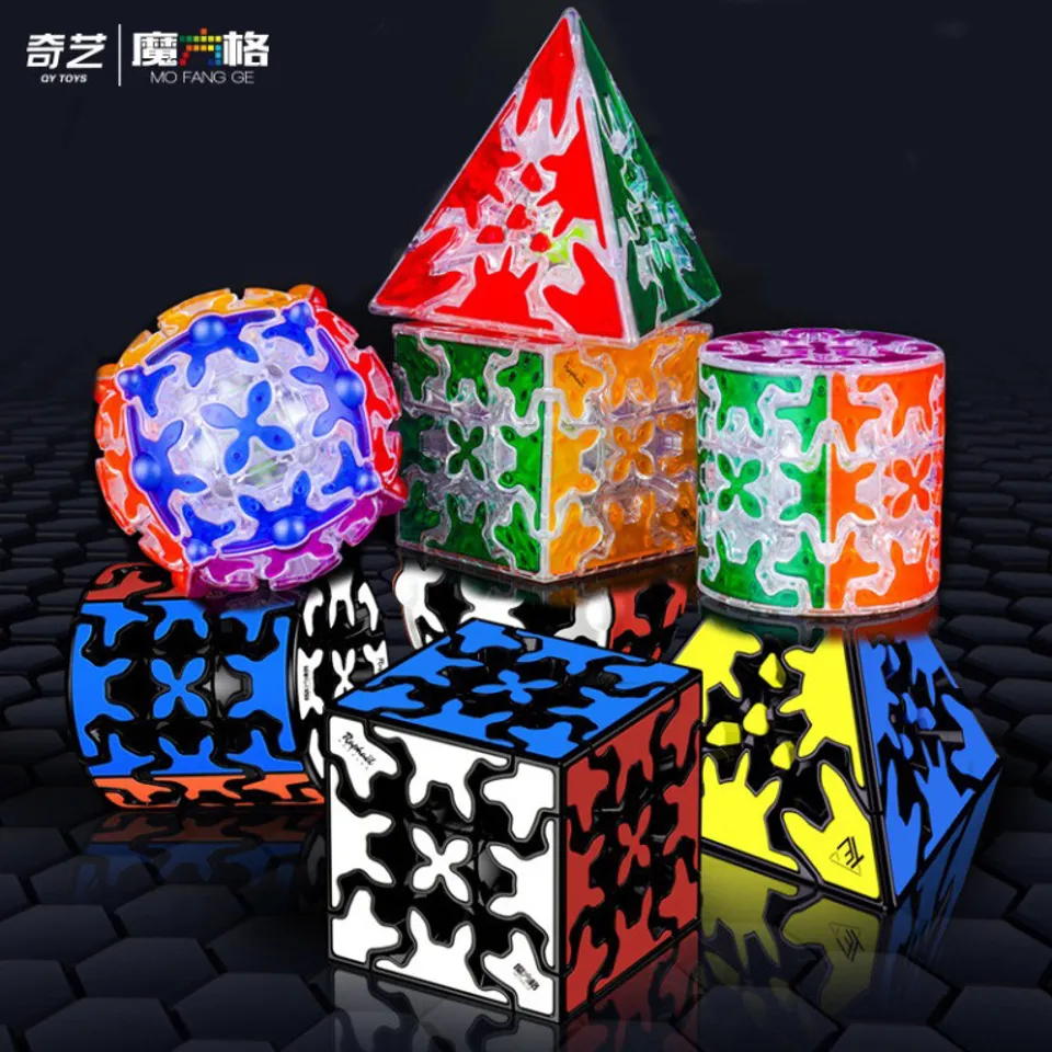 Bộ Đồ Chơi Rubik QiYi Gear 3x3 Pyraminx Cylinder Sphere - Phát Triển Tư ...