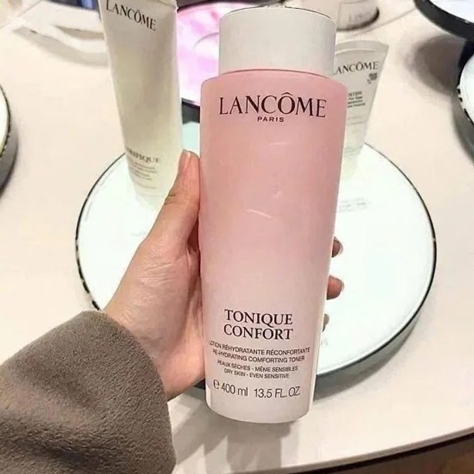 Nước Hoa Hồng Lancôme Tonique Confort 400ml - Giúp Cân Bằng Độ Ẩm Da, Dưỡng Ẩm Mềm Mại, Chính Hãng, Thích Hợp Mọi Loại Da