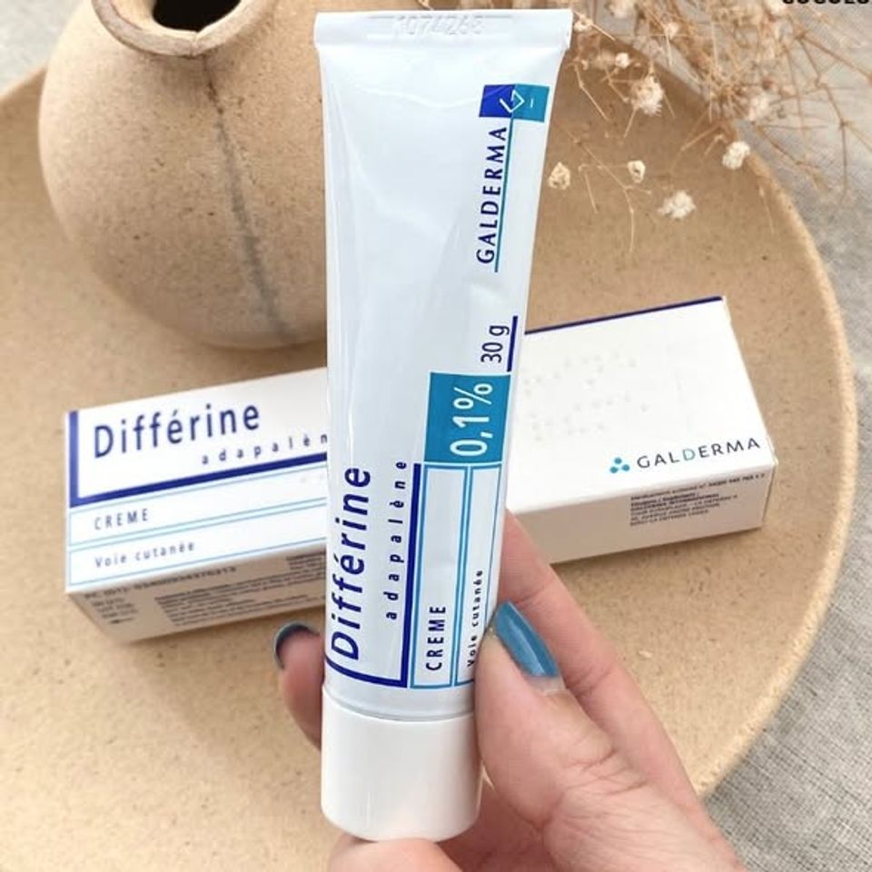 Kem Giảm Mụn Diffe..0.1% 30g dạng kem –  mụn ẩn, giảm viêm đỏ