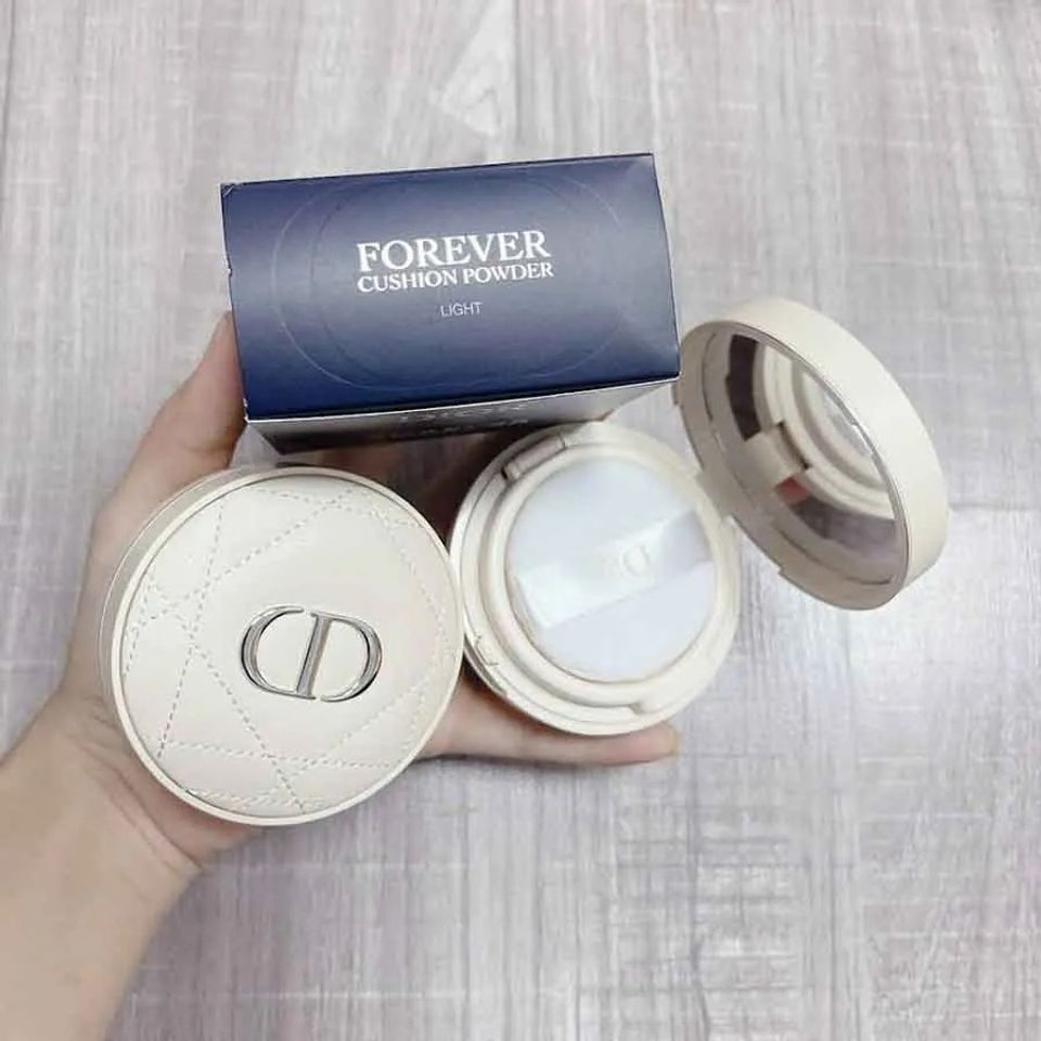 Phấn Phủ Cushion Dạng Bột Lỏng Dior Forever Light Powder 10g - Tông Limited 20, Trang Điểm Tự Nhiên, Chính Hãng