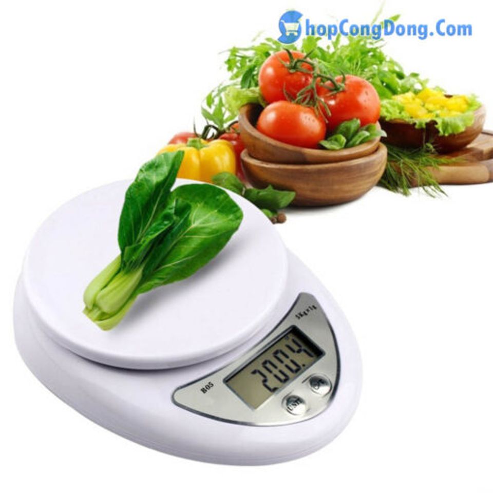 Cân Tiểu Ly Điện Tử Nhà Bếp B05 - Định Lượng Nhỏ 1g đến 5kg, Màn Hình LCD, Chính Xác Cao, Tiện Lợi Cho Đo Lường Nguyên Liệu Nấu Nướng