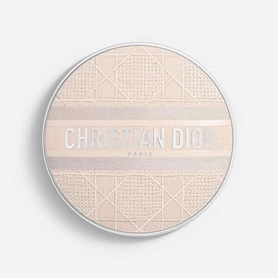Combo Lõi Phấn Nước & Vỏ Hộp Dior Forever Skin Glow Cushion Foundation Tone 02 Lilac 13g Chính Hãng - Trang Điểm Rạng Rỡ, Dưỡng Ẩm Tối Ưu